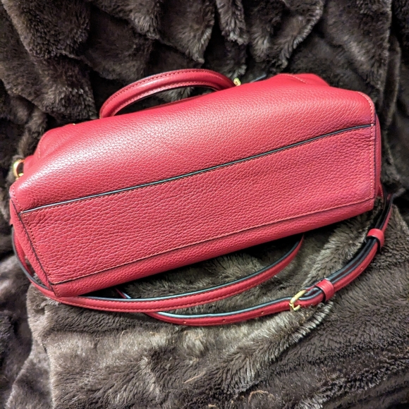 Coach Burgundy Satchel - Picture 3 of 5